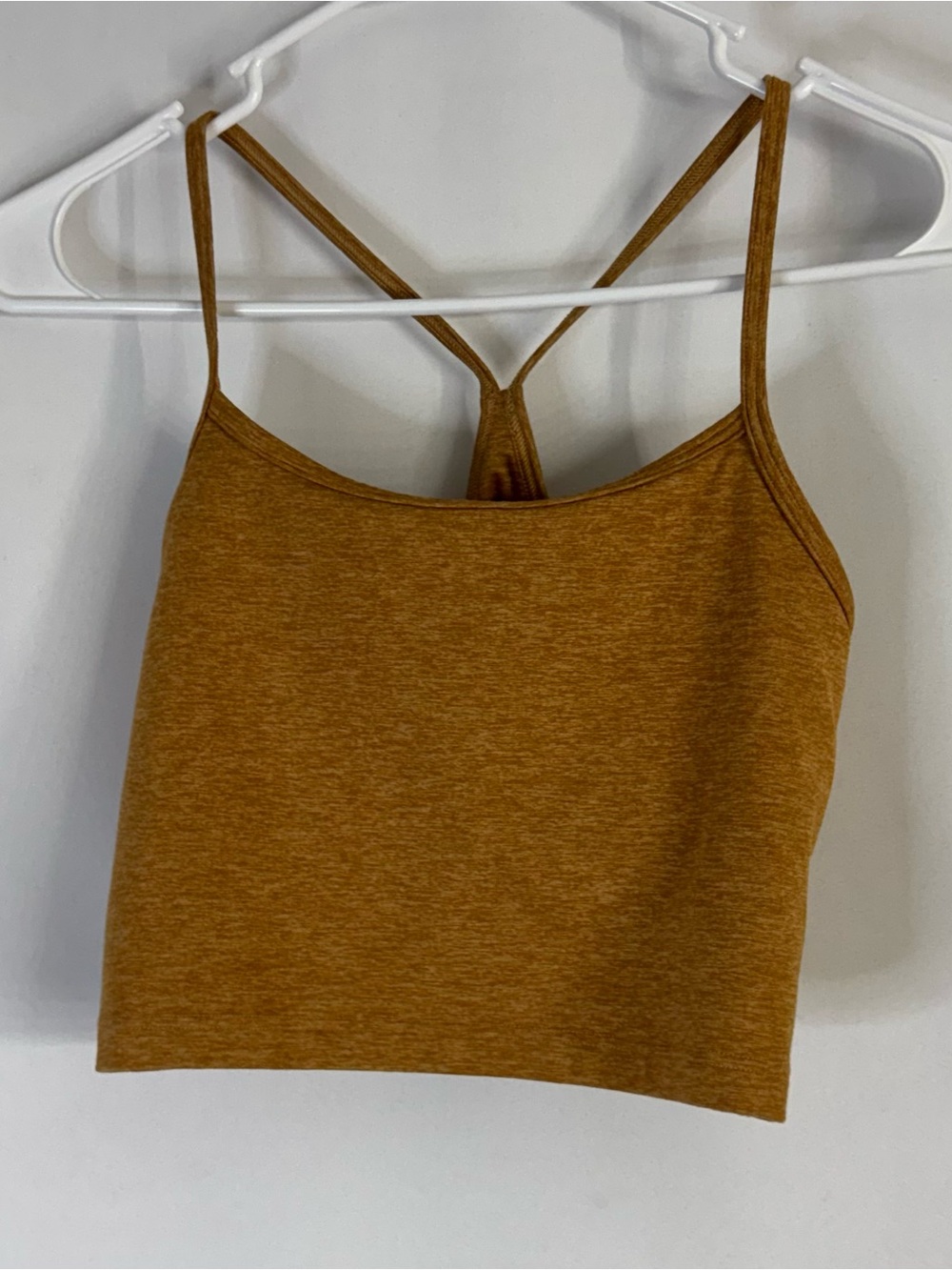 aerie Cropped Slim Cami Tank - Caramel - Picture 2 of 6